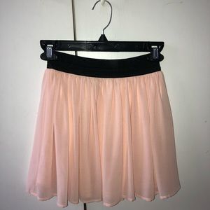 Light Pink Mini Skirt